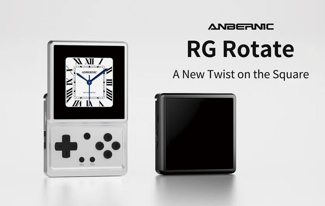 視界を回転させる：ANBERNIC RG Rotate Android 携帯ゲーム機、近日