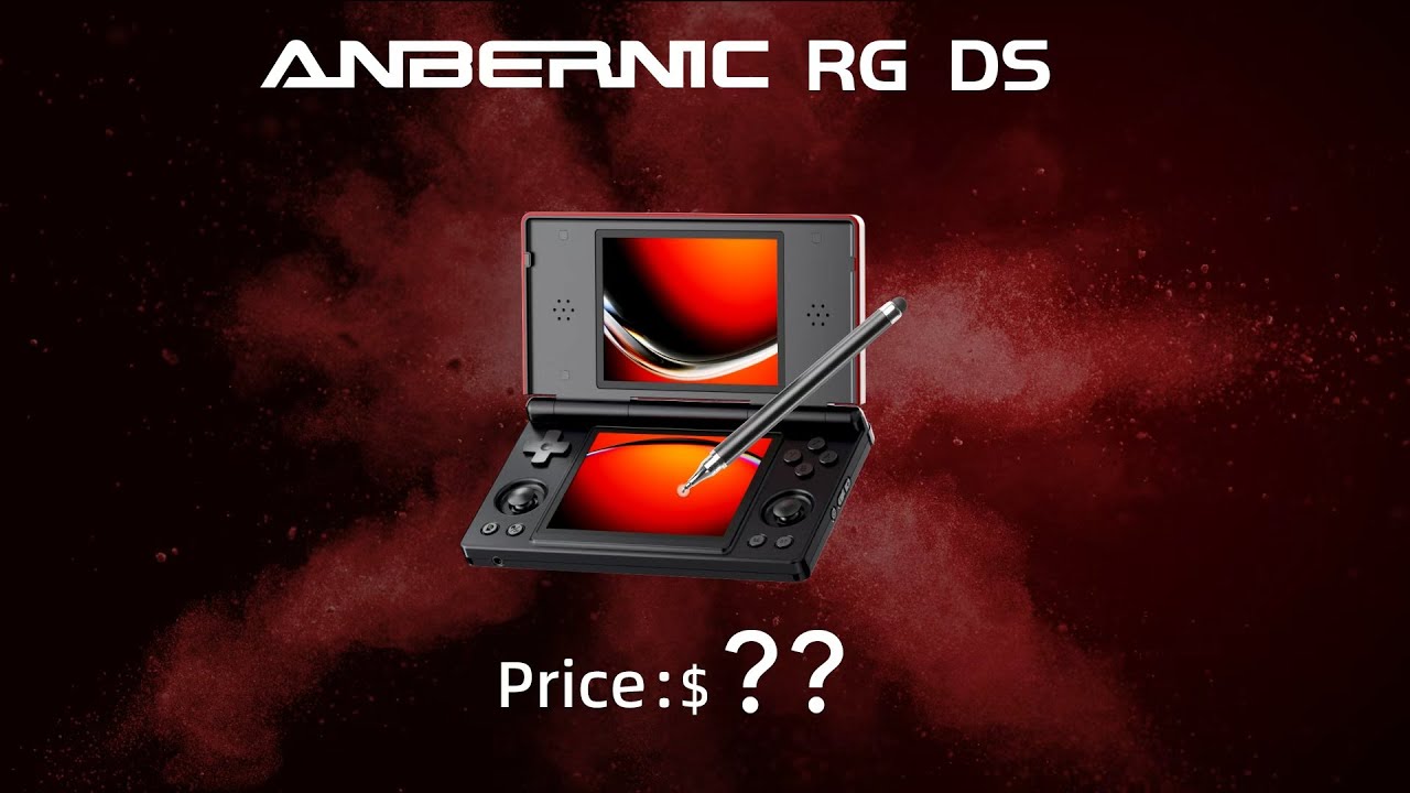 🔥ANBERNIC初のデュアルスクリーン携帯ゲーム機 — RG DS まもなく登場