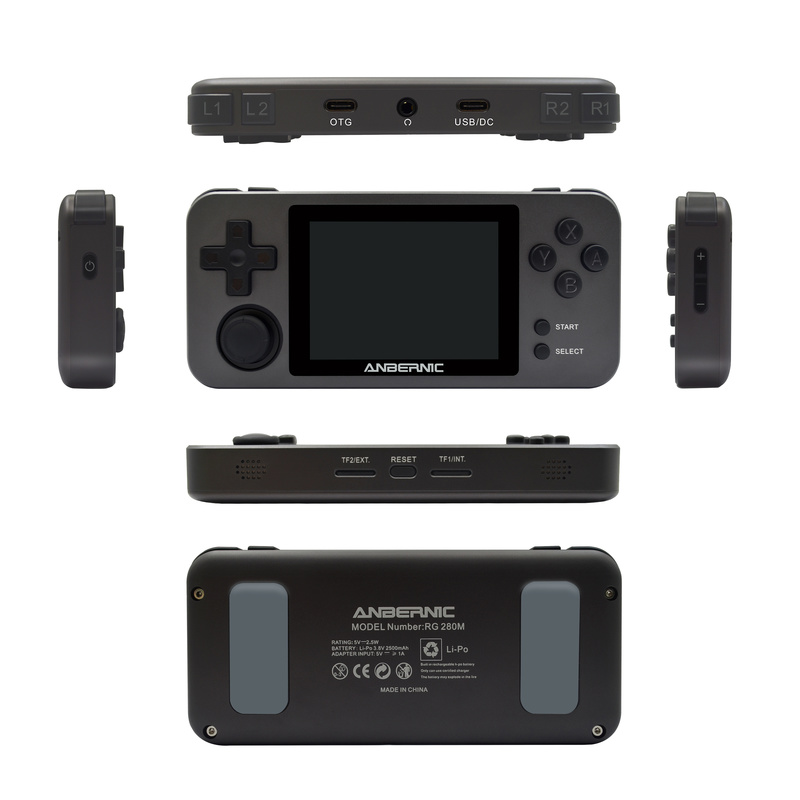 ANBERNIC RG350M ブラック 中華ゲーム機 ケース付き 付属品完備 ANBERNIC RG350M ブラック 中華ゲーム機 ケース付き 付属品完備