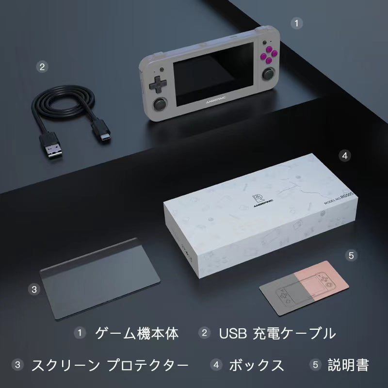 高品質HOTAnbernic　RG505（専用ケース付き） Nintendo Switch